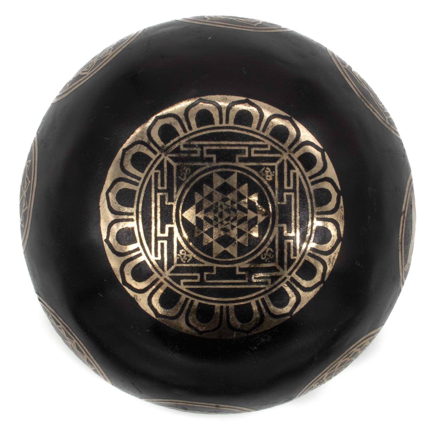 Mustang Black Singing Bowl-Siesta Crafts