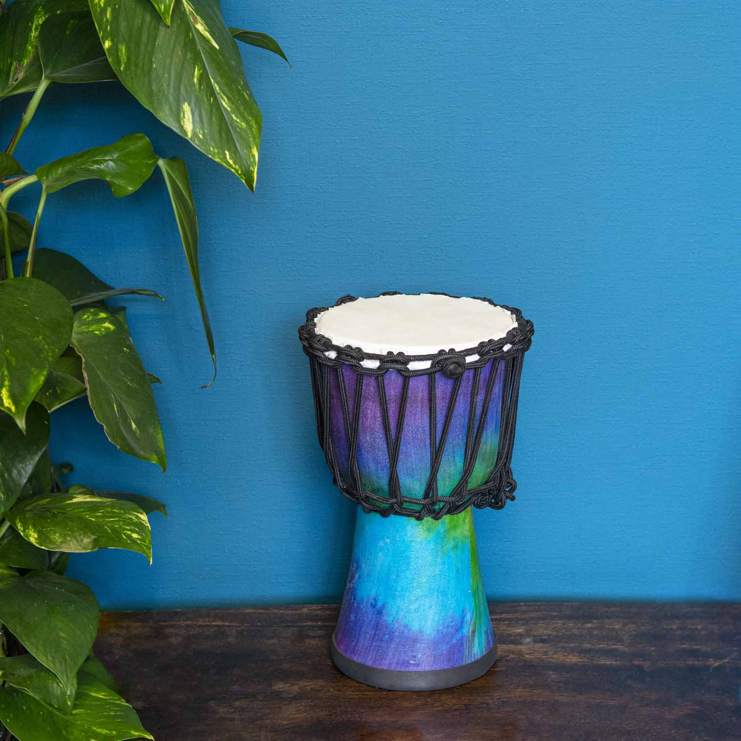 Small Rainbow Djembe Drum 30cm