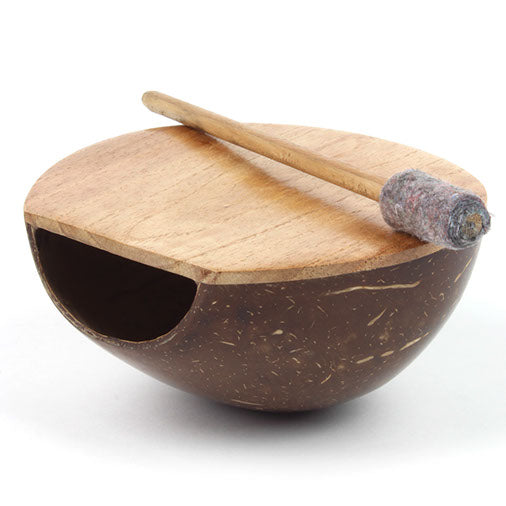 Coconut Drum and Beater-Siesta Crafts