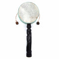 Double-Width Monkey Drum, Dot-Painted