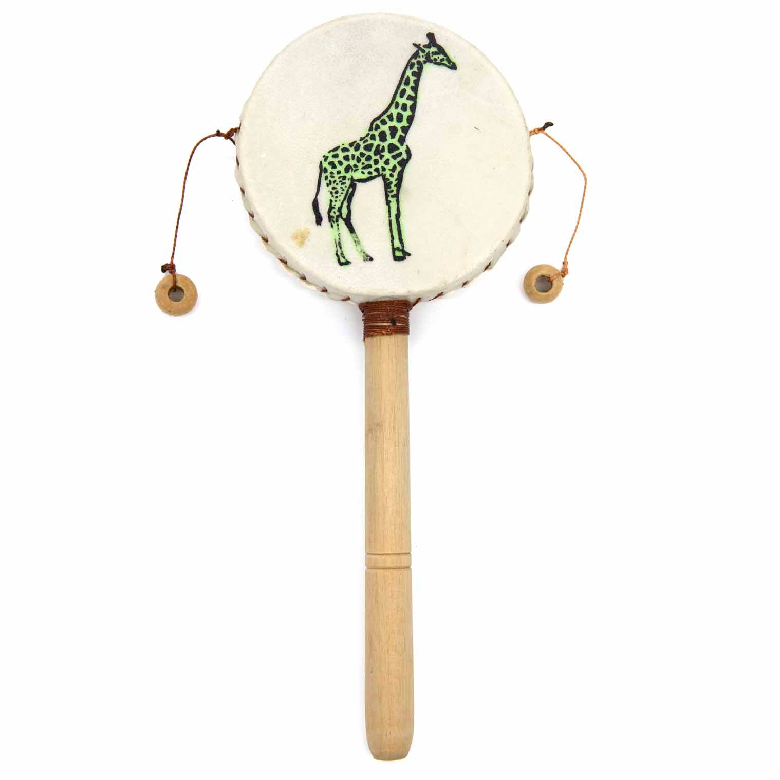 Giraffe Zoo Hand Drum-Siesta Crafts