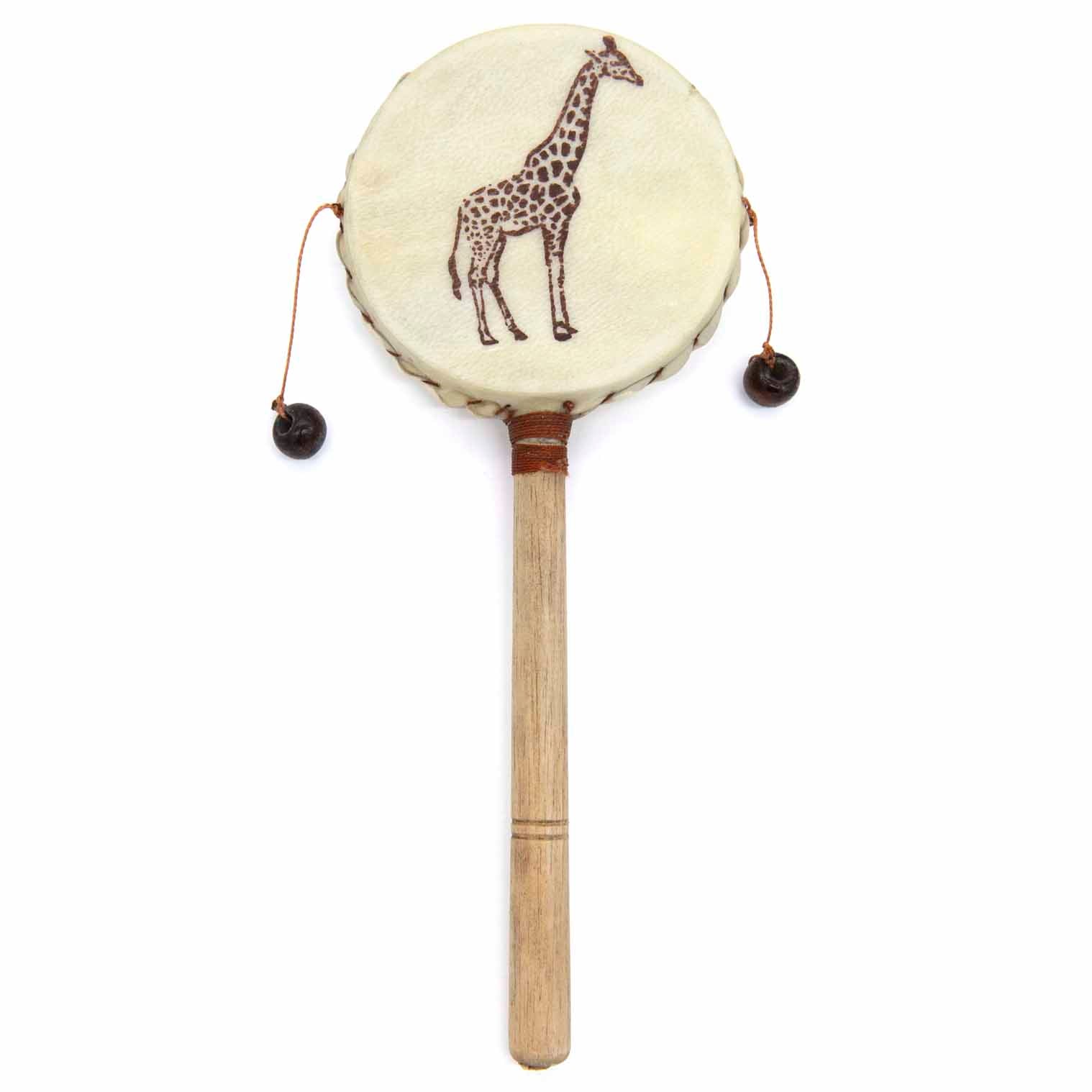 Giraffe Zoo Hand Drum-Siesta Crafts