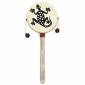 Hand-Painted Gecko Monkey Drum