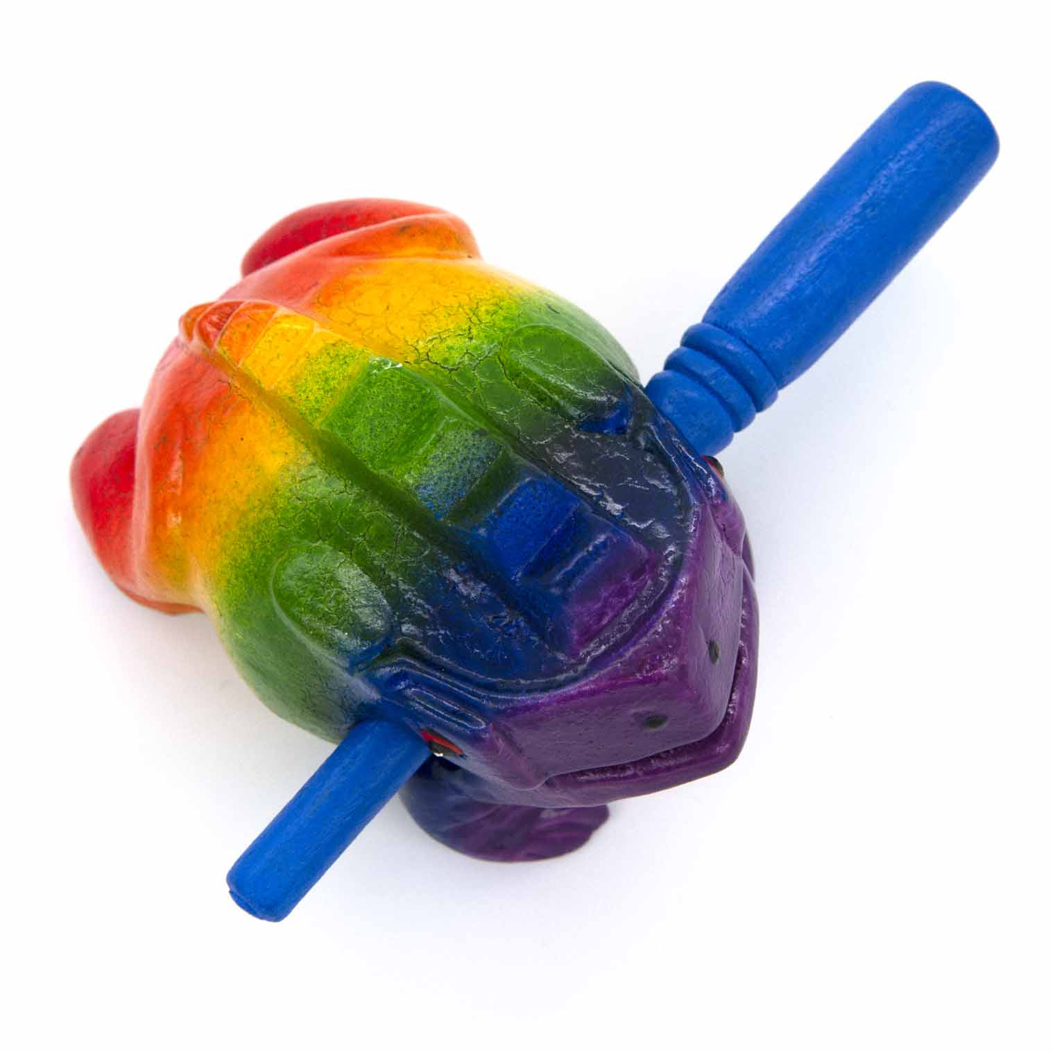 Rainbow Croaking Frog Guiro-Siesta Crafts
