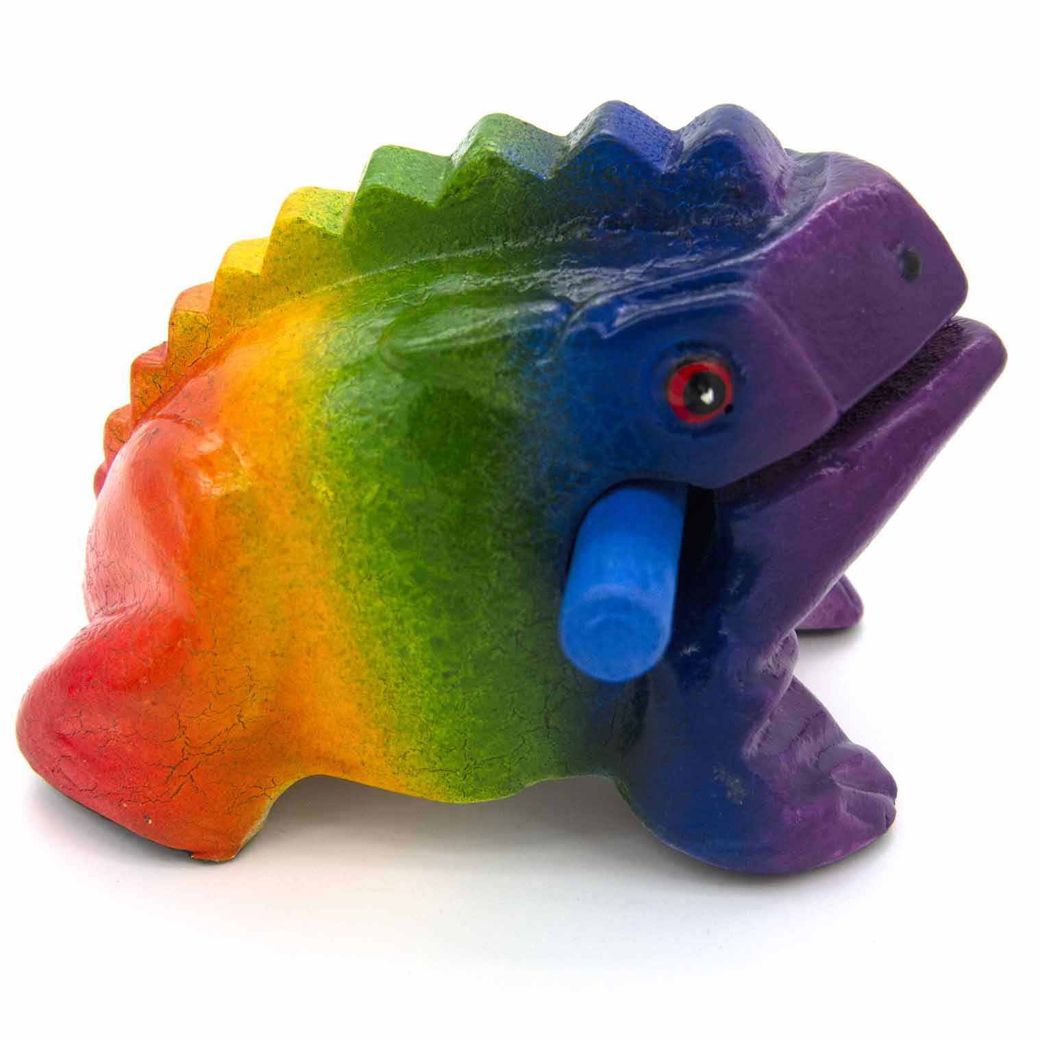 Rainbow Croaking Frog Guiro-Siesta Crafts