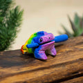 Mini Rainbow Croaking Frog Guiro - Thailand