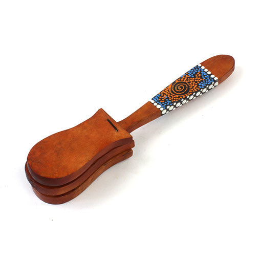 Painted Castanet Clapper (Coconut)