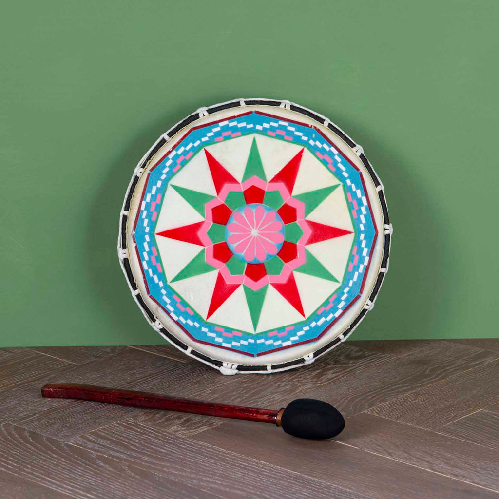 Medium Painted Shamanic Drum-Siesta Crafts