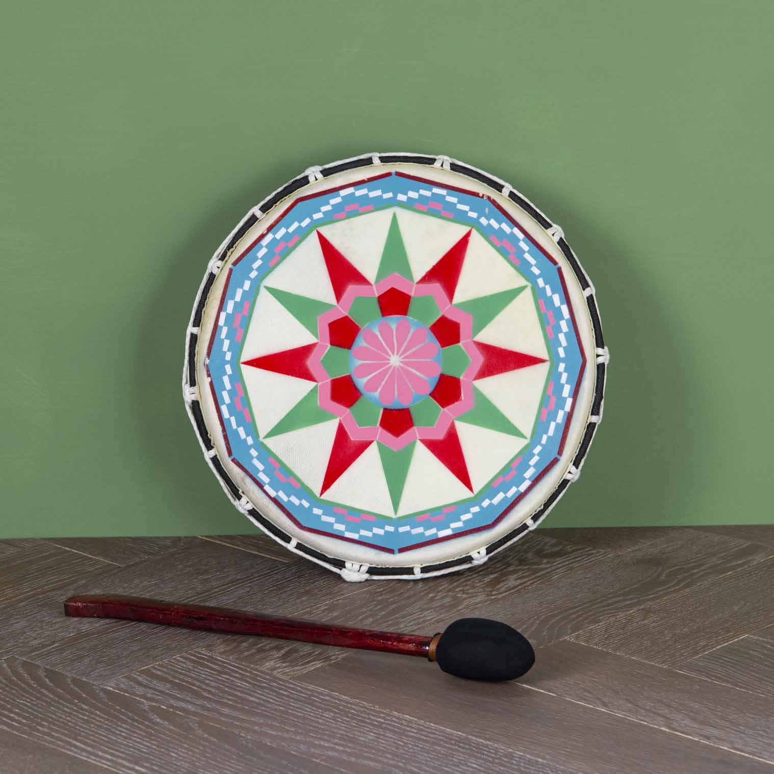 Medium Painted Shamanic Drum-Siesta Crafts