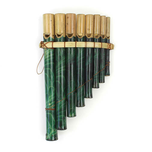 Leaf Pan Flute - 8 Pipe Whistle
