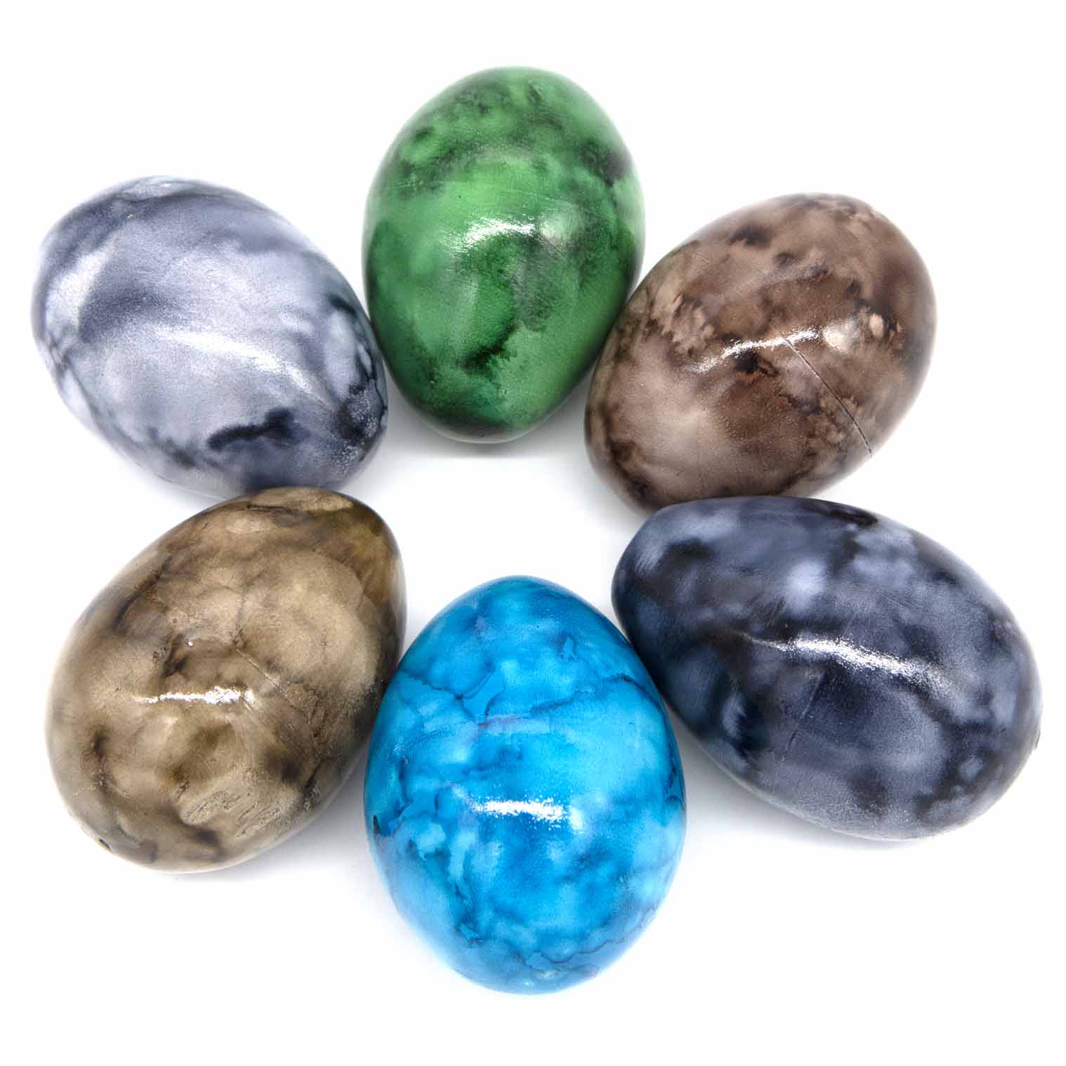 Tie Dyed Egg Shaker-Siesta Crafts