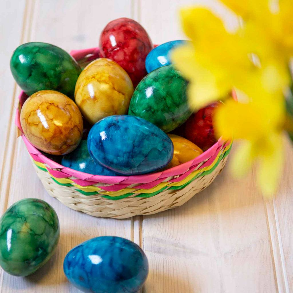 Tie-Dye Wooden Egg Shaker