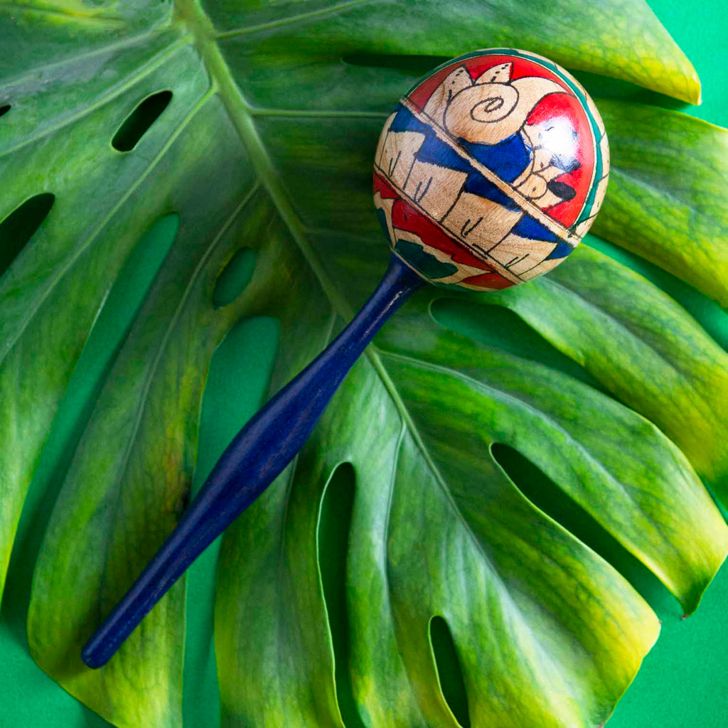 Large Round-Head Stick Shaker (Painted)