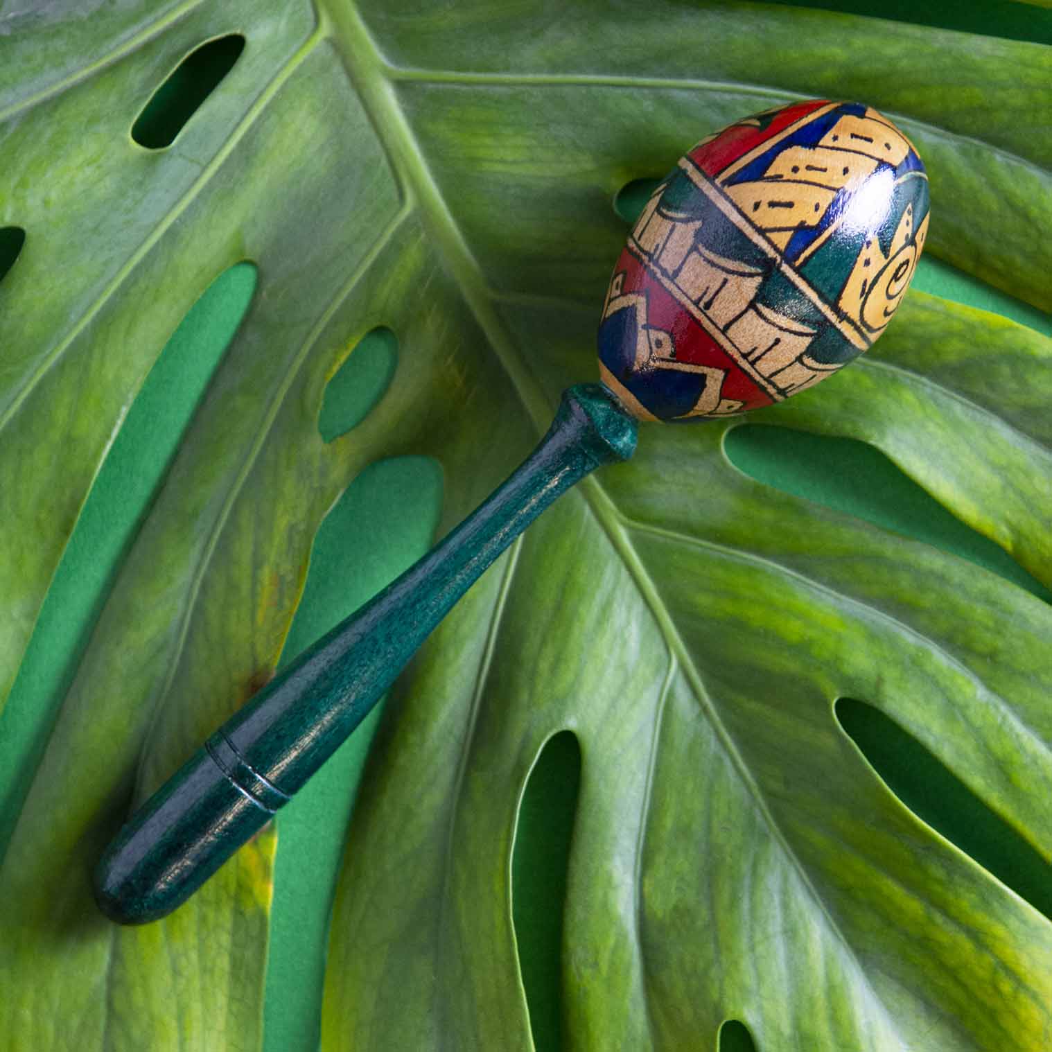 Painted Egg Stick Shaker