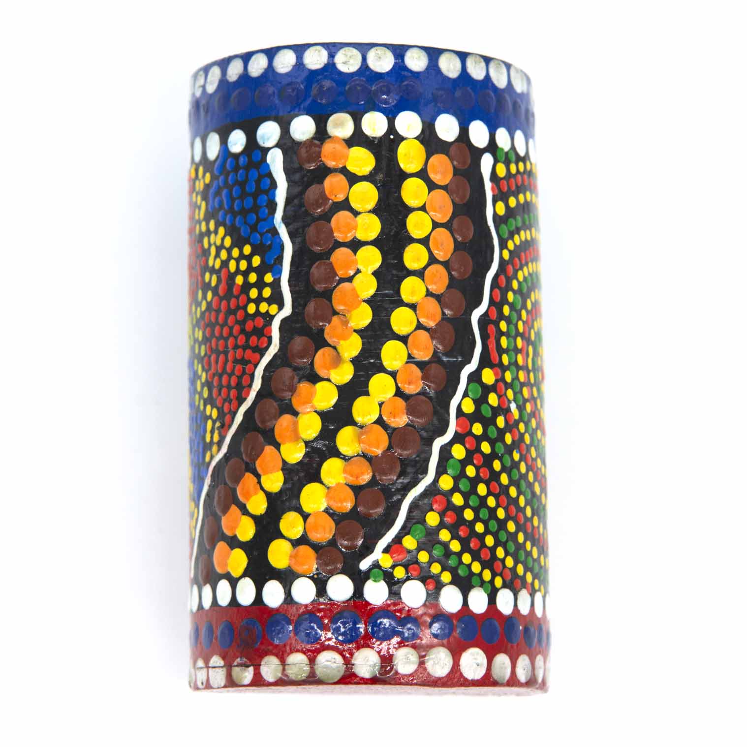 Dot Painted Shaker-Siesta Crafts