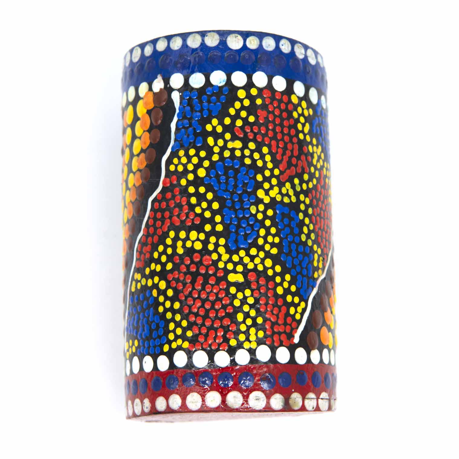 Dot-Painted Stick Shaker