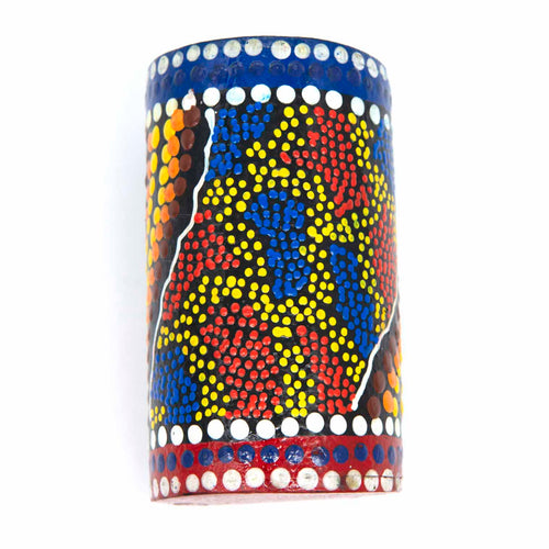 Dot-Painted Stick Shaker