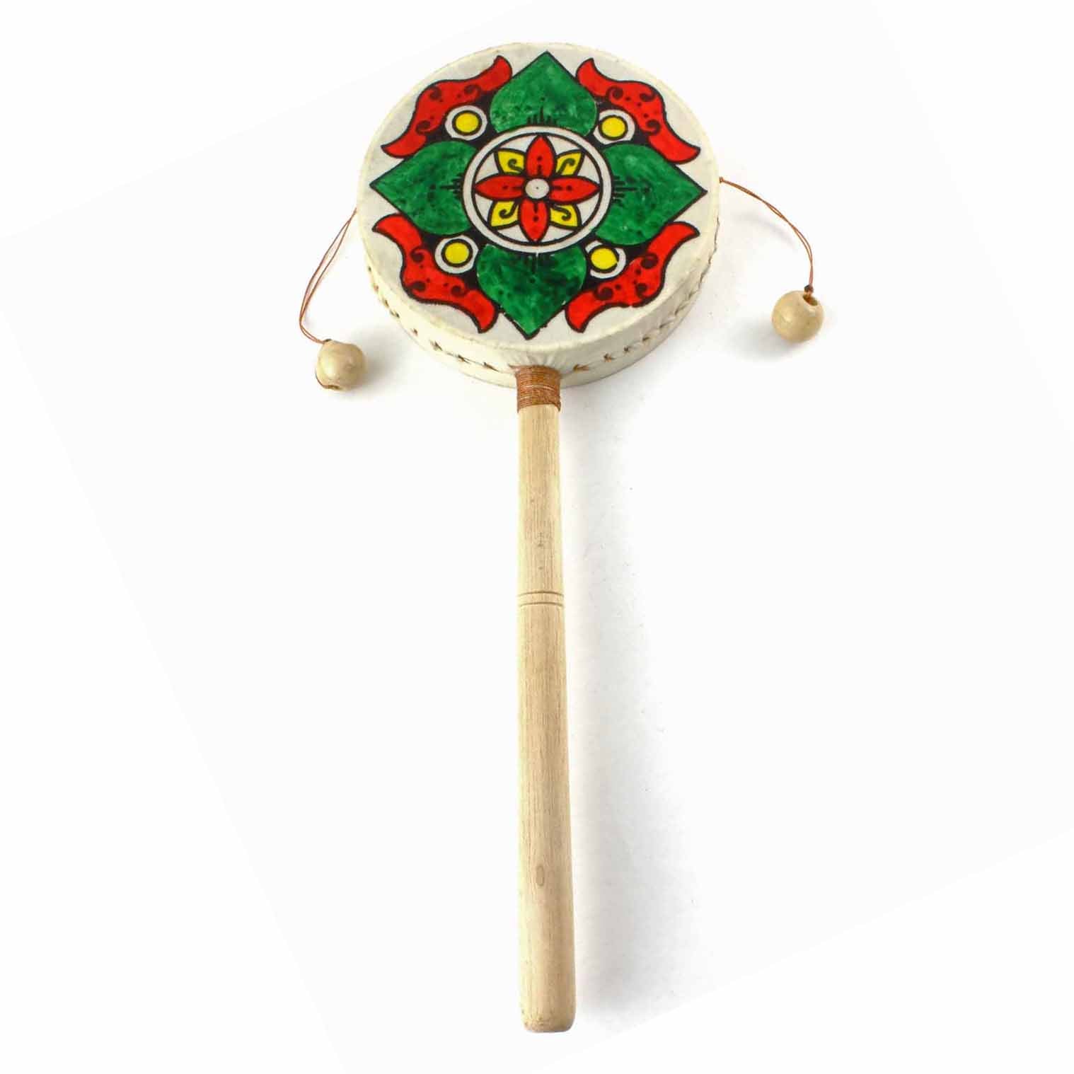 Large Mandala Monkey Drum 31cm