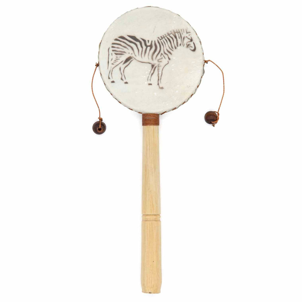 Zebra Zoo Hand Drum-Siesta Crafts