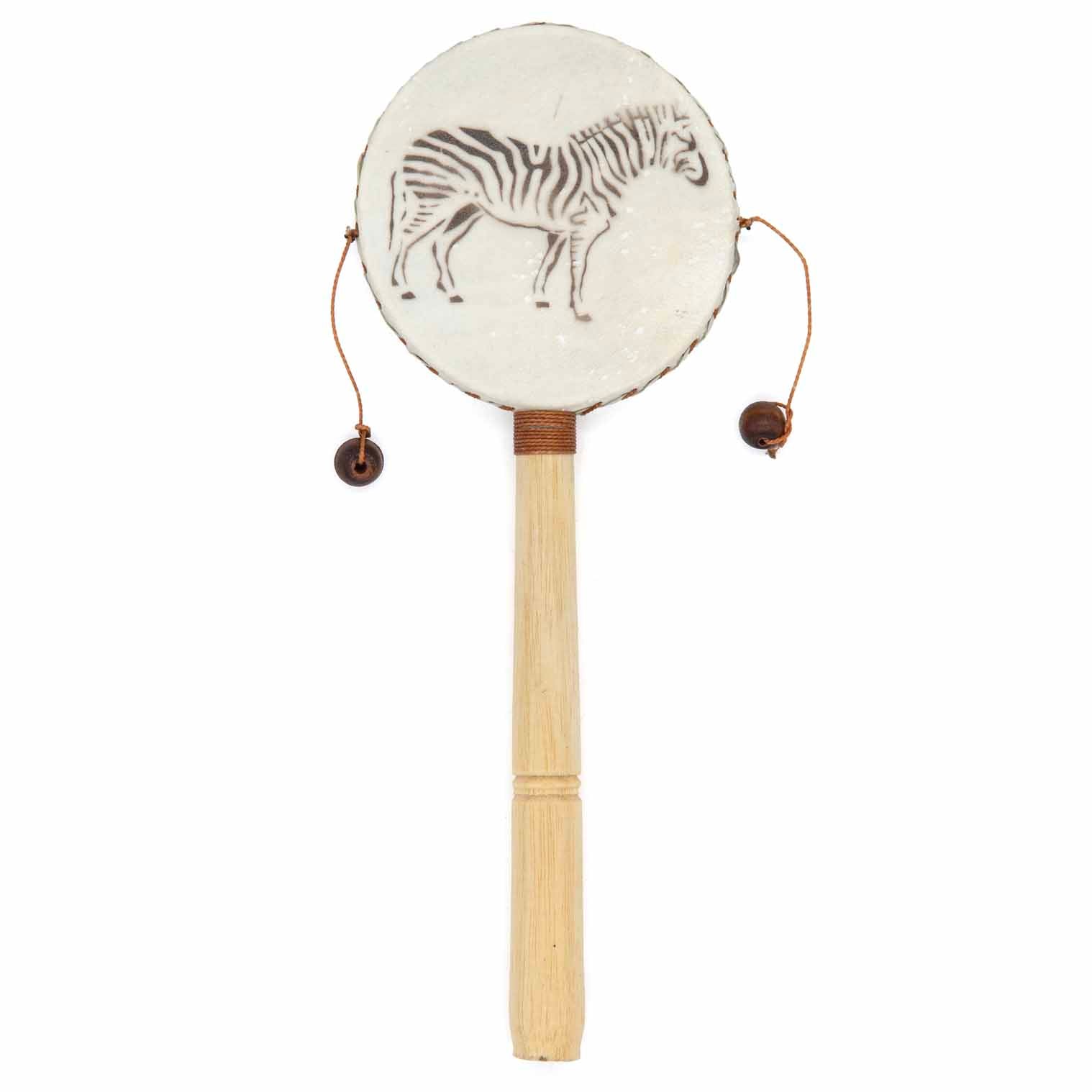 Zebra Zoo Hand Drum-Siesta Crafts