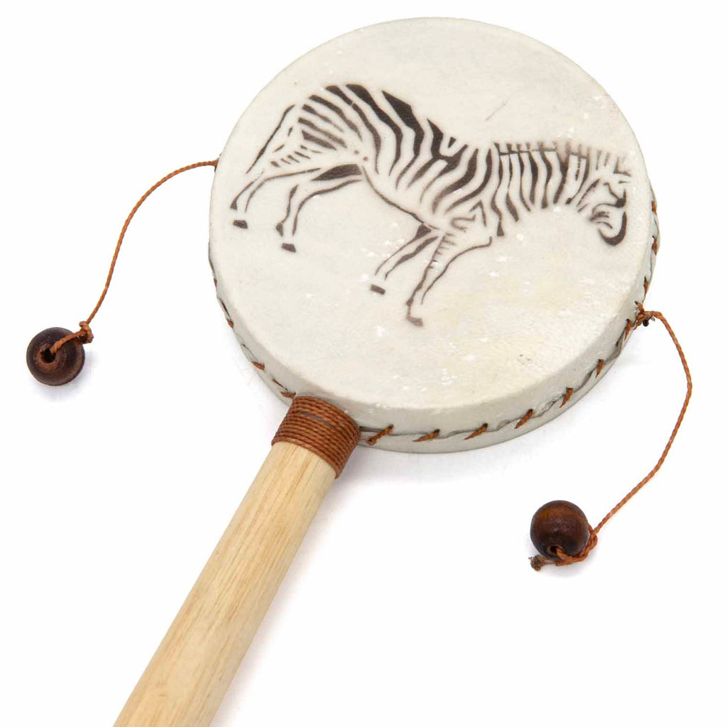 Zebra Zoo Hand Drum-Siesta Crafts