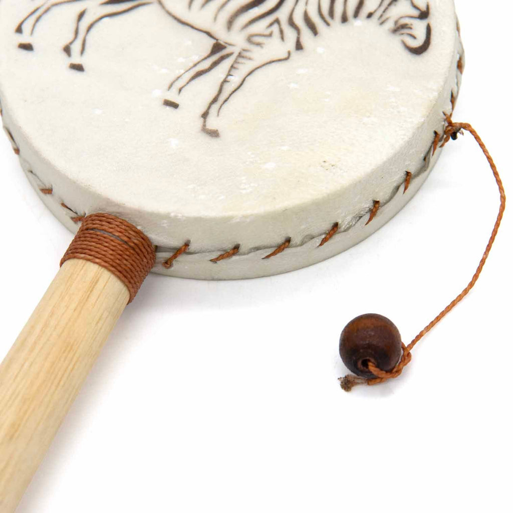 Zebra Zoo Hand Drum-Siesta Crafts
