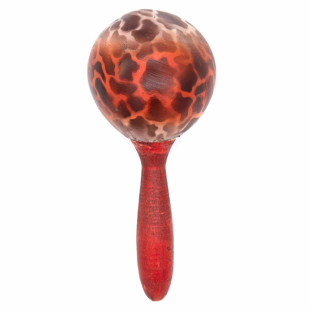Giraffe Print Coconut Maraca