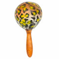 Leopard Print Coconut Maraca