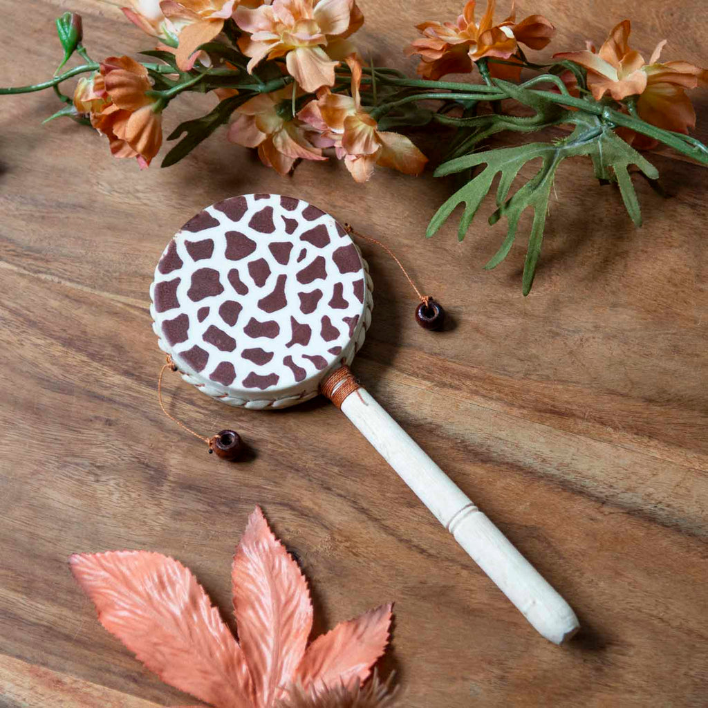 Giraffe Hand Drum (Pellet Monkey Drum)