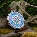 Medium Painted Shamanic Frame Drum 30cm