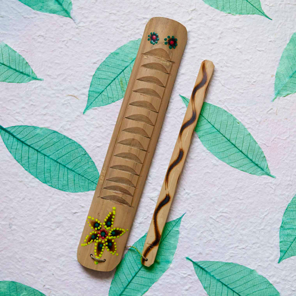 Bamboo Guiro Scraper 30cm