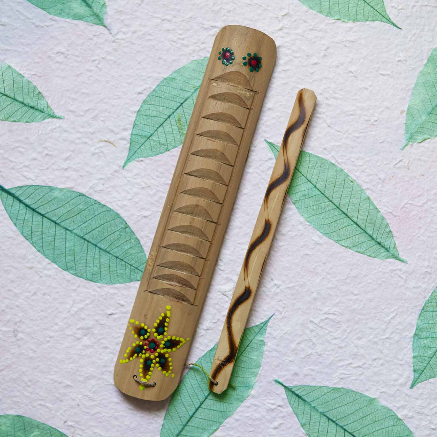 Bamboo Guiro Scraper 30cm