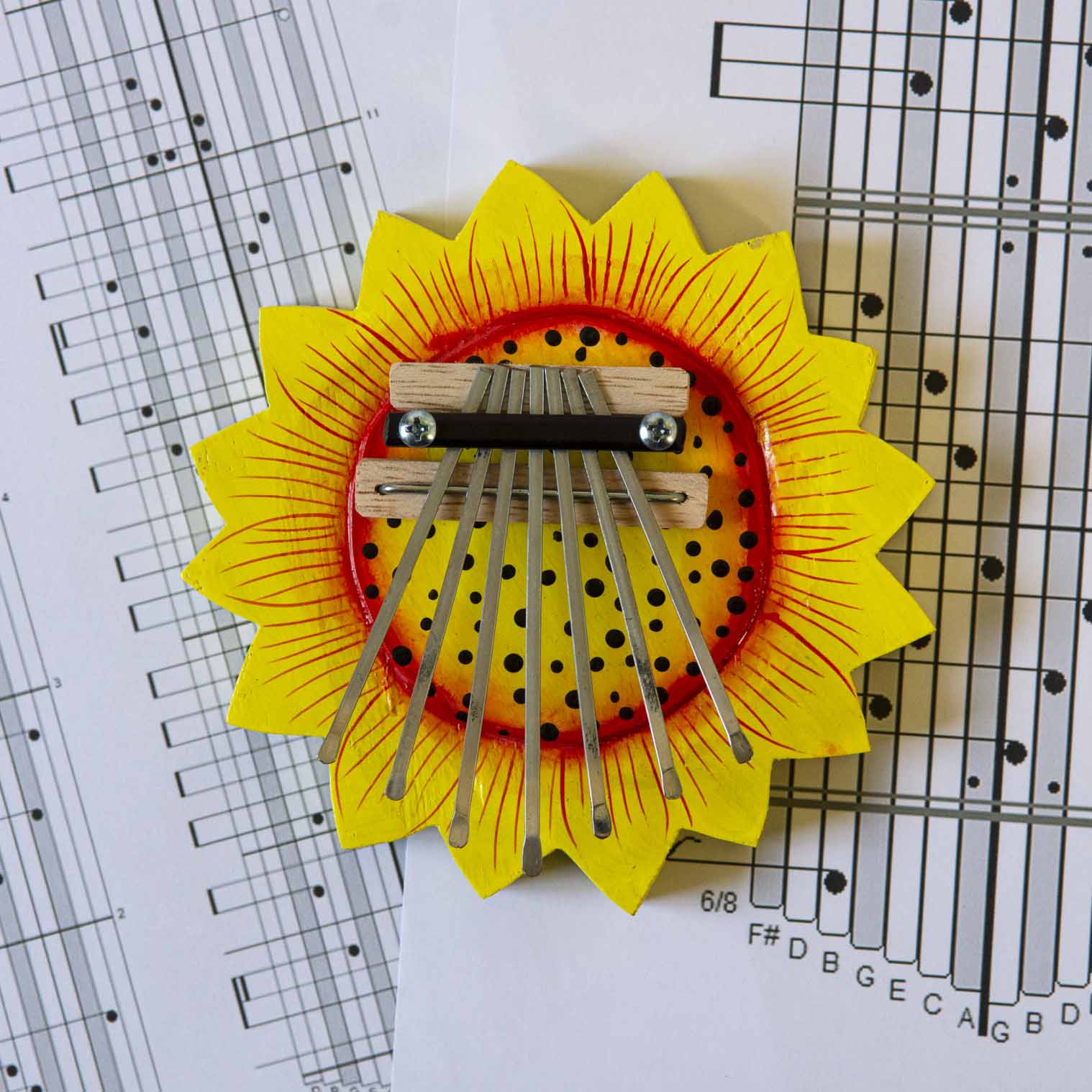 Sunflower Kalimba Thumb Piano