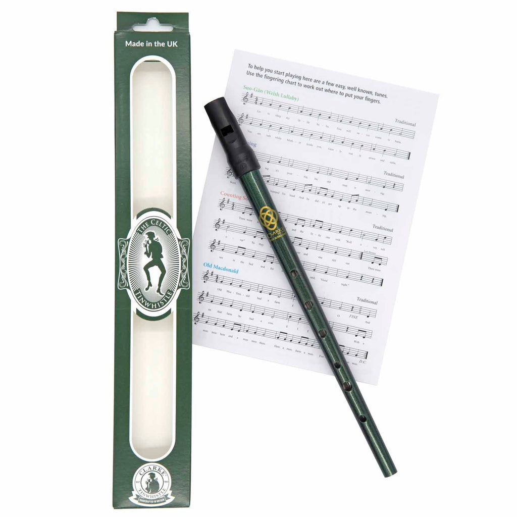 Celtic Tin Whistle in D - Made in England