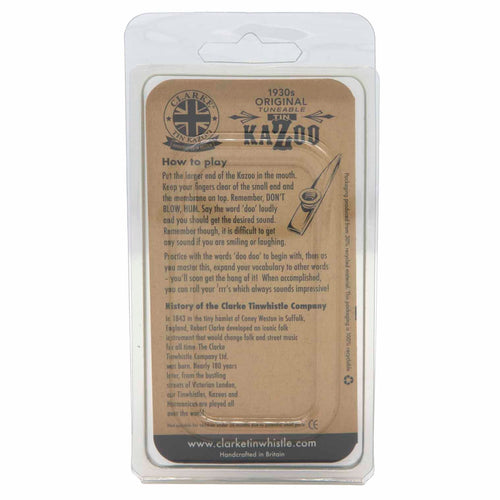 Premium Gold Coated Kazoo - Packaged-Siesta Crafts