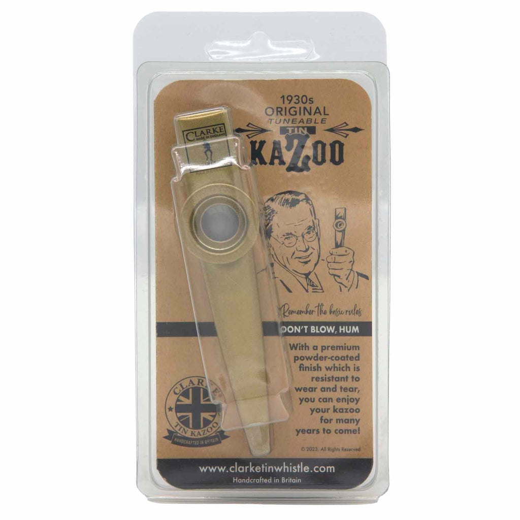 Clarke Premium Kazoo - Gold (Powder-Coated)