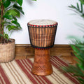 Large Ghanaian Djembe Drum (10" Head)