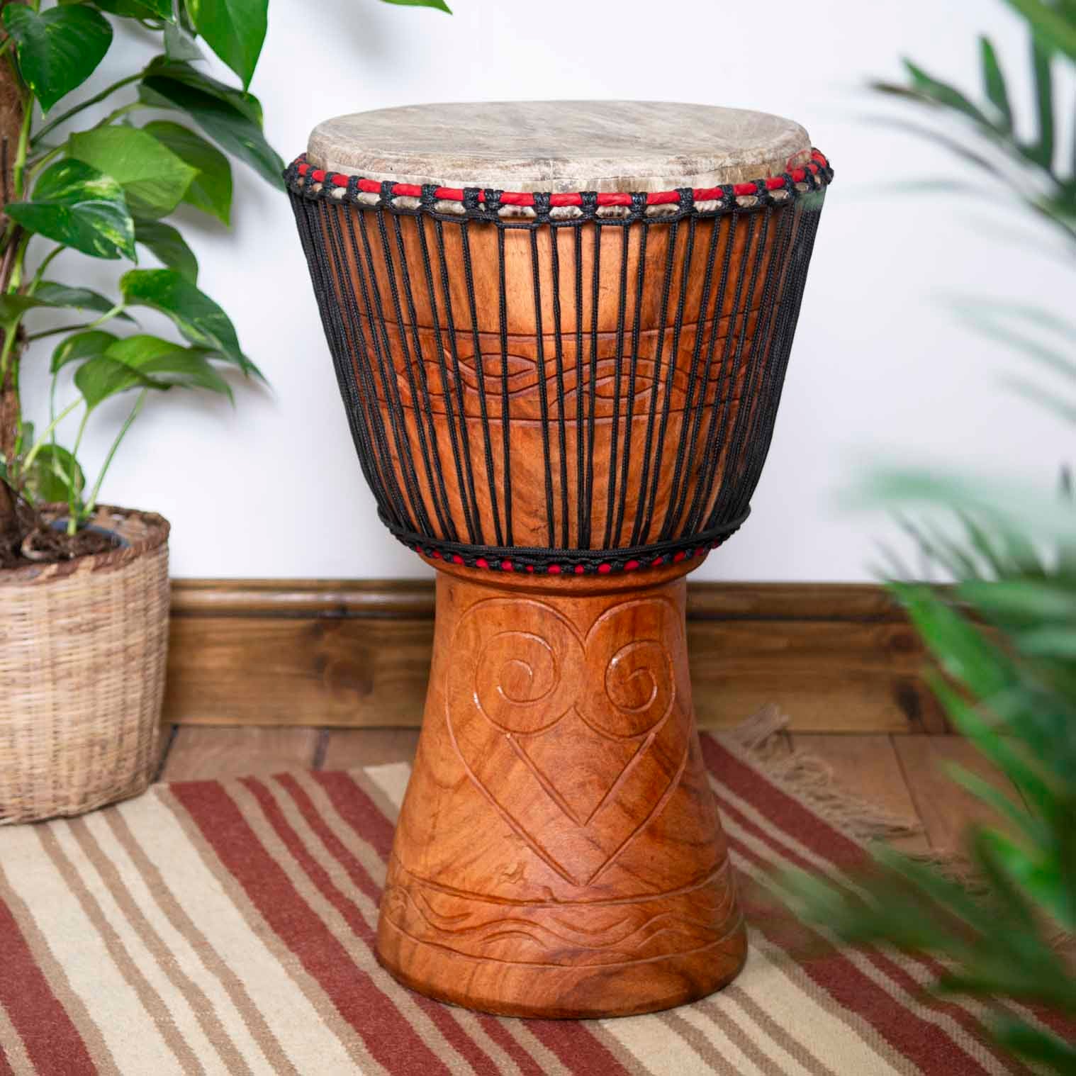 Giant Ghanaian Djembe Drum (14" Head)