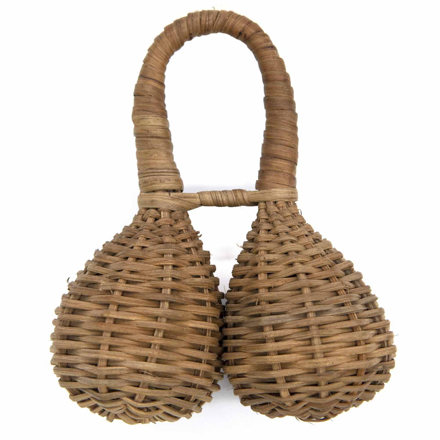 Double Caxixi - Woven Cane