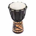 Small Carved Djembe Drum 25cm
