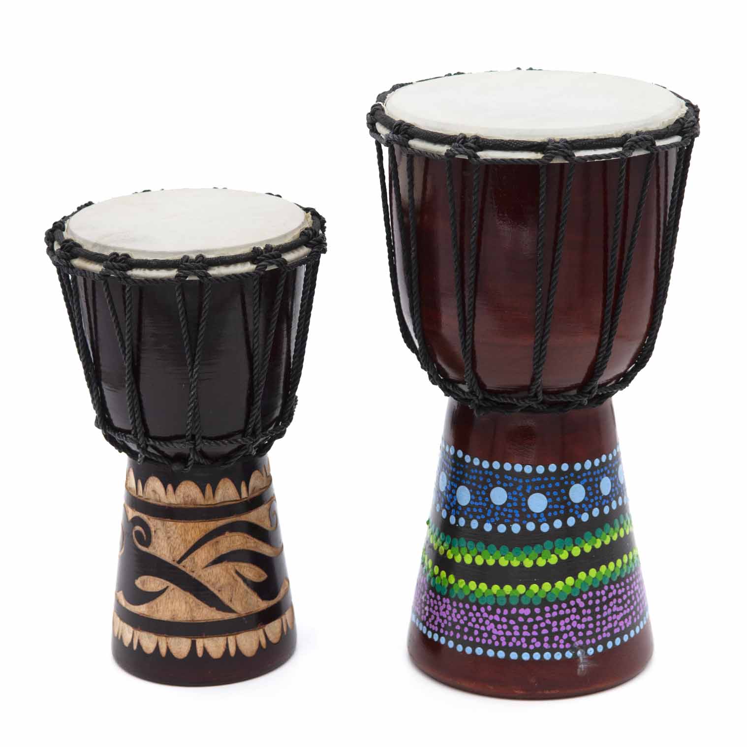 25cm Carved Djembe-Siesta Crafts