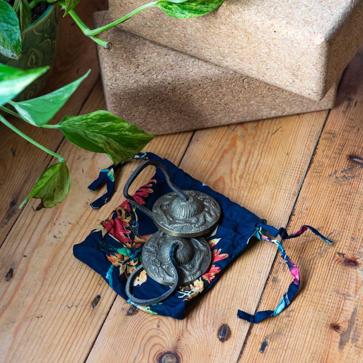 Tingsha Cymbals with Pouch