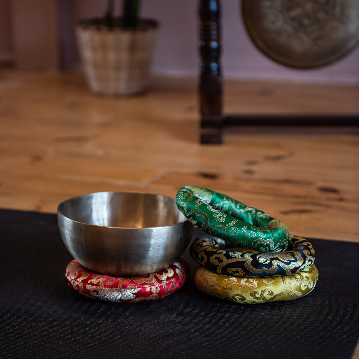 Doughnut Singing Bowl Cushion 17cm
