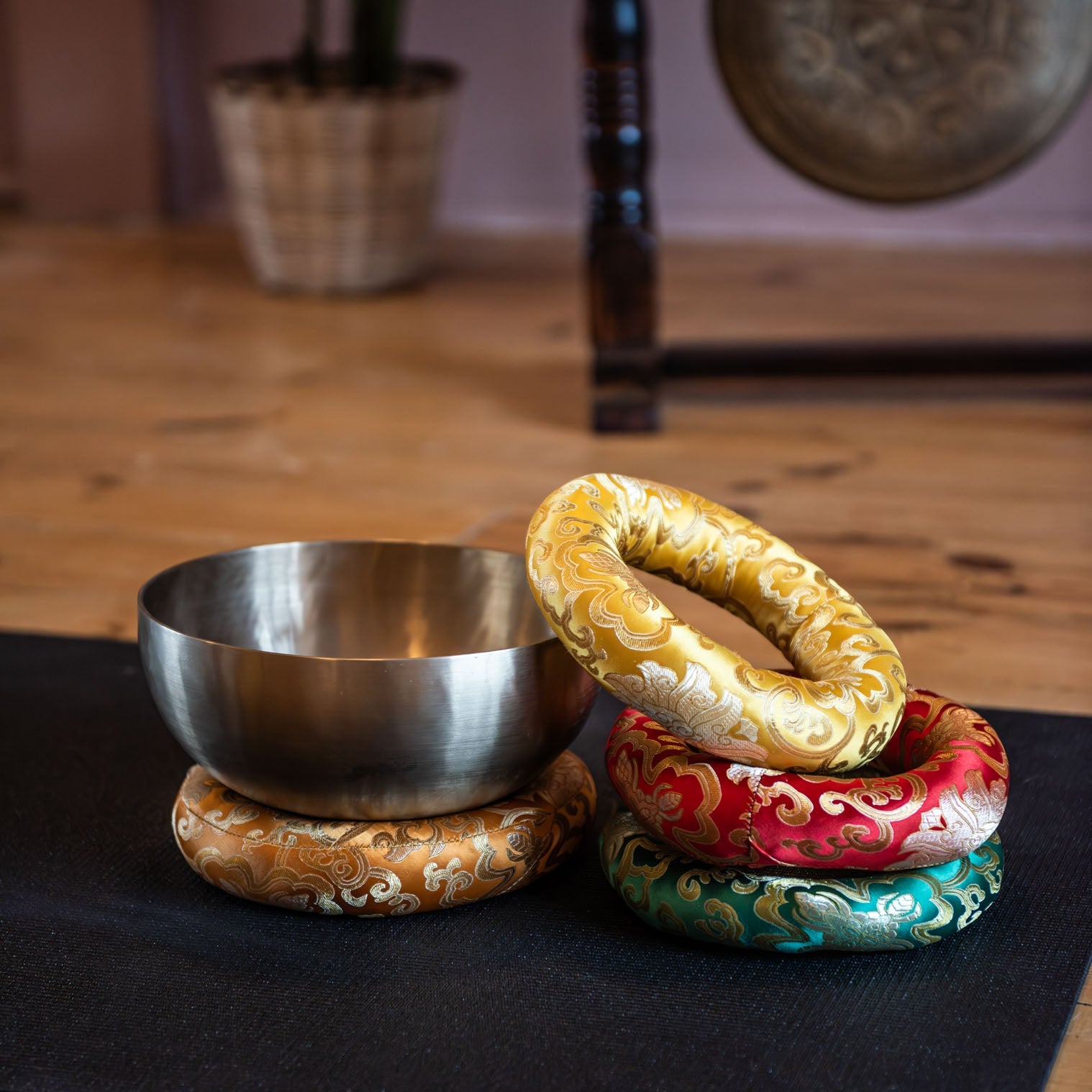 Doughnut Singing Bowl Cushion 21cm