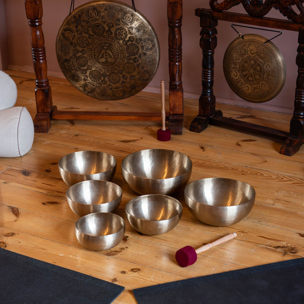 Top Quality Seven-Metal Bowl Therapy Set of Six