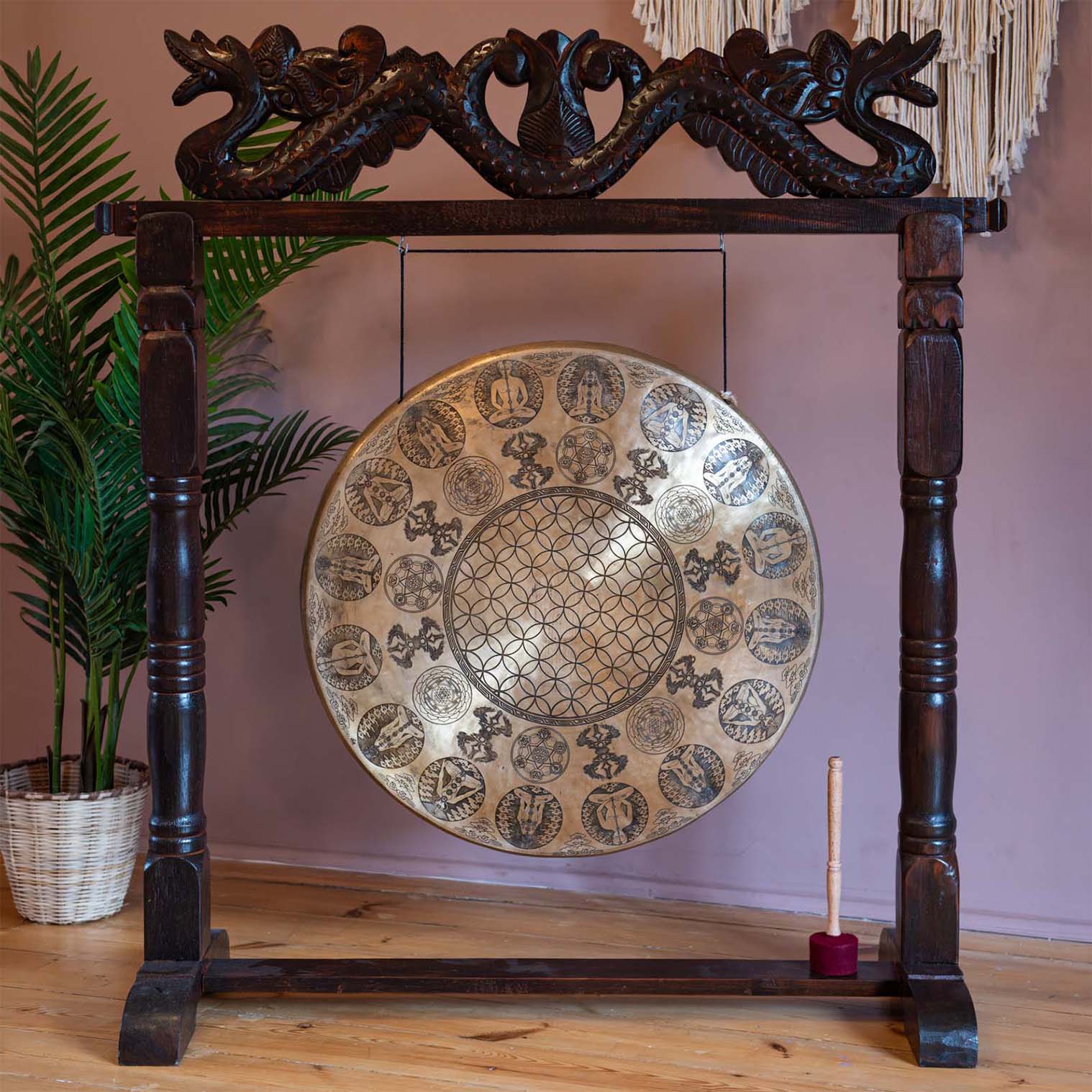 Huge Yogi Flower of Life Gong No.68