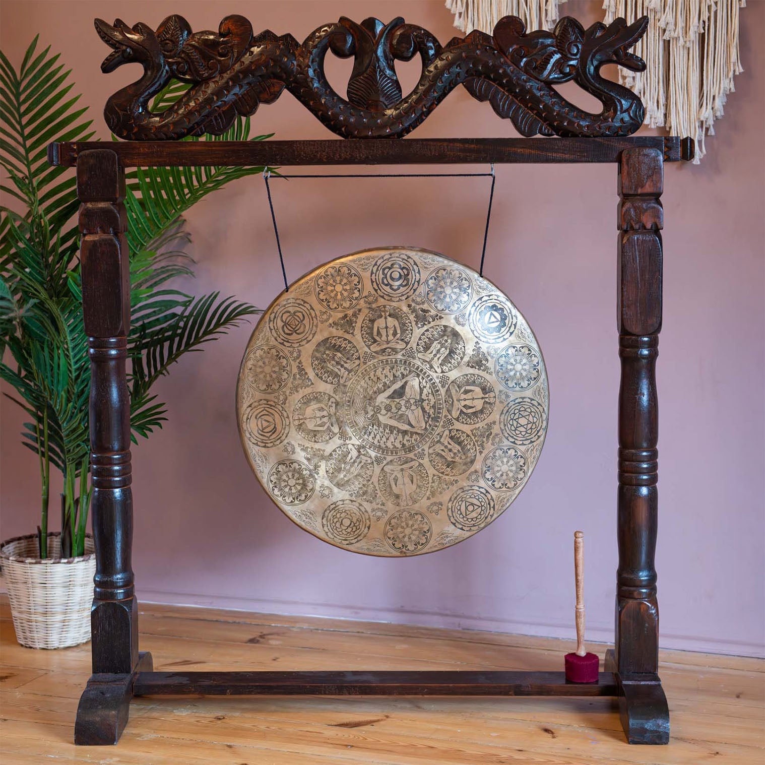 Extra Large Yogi Mandala Gong No.71