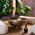 Giant Etched Artisan Singing Bowl No.128