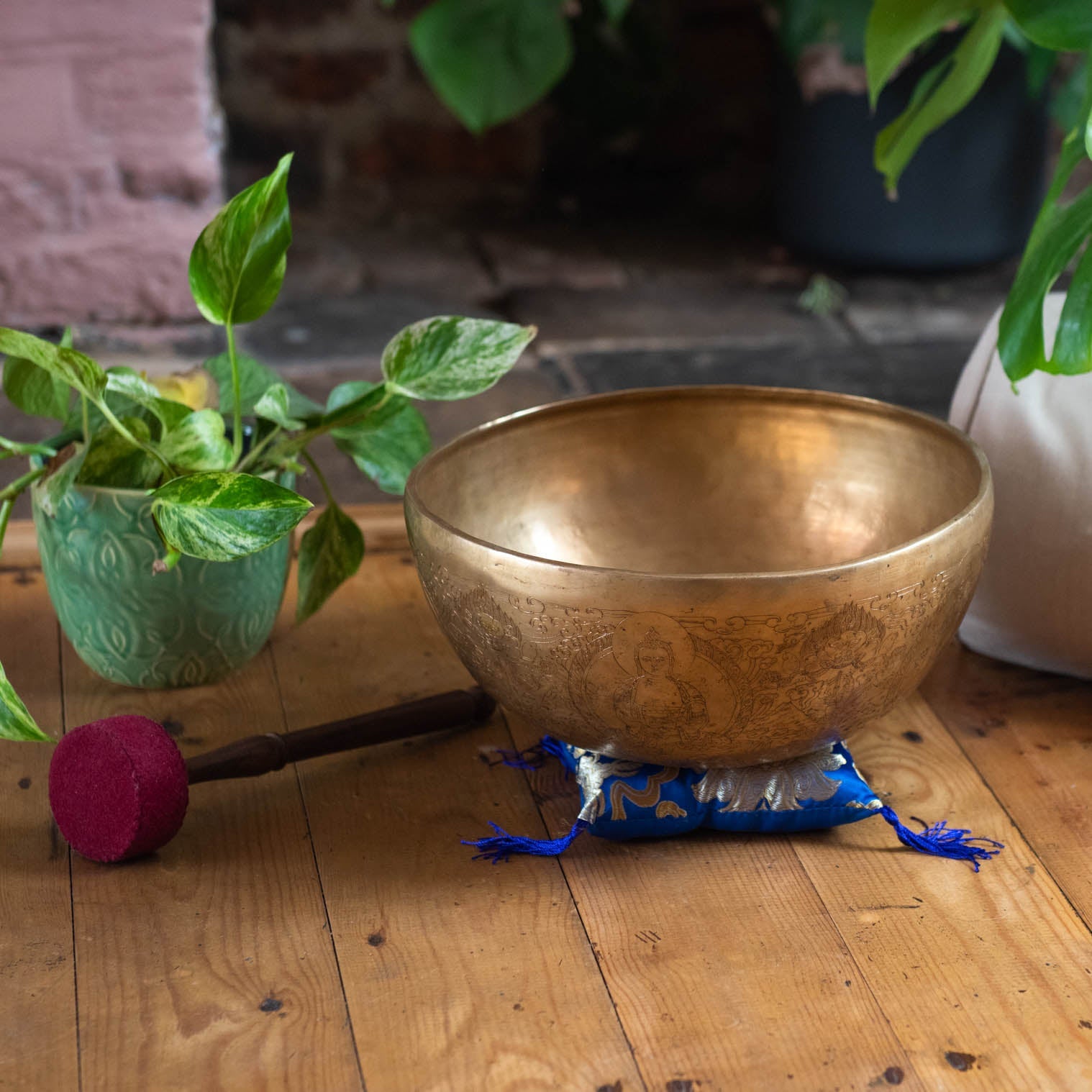 Buddha and Shakti Artisan Singing Bowl No.58