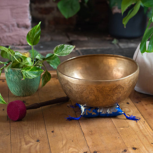 Buddha and Shakti Artisan Singing Bowl No.58